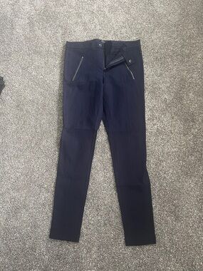 J. Crew Slim Navy Zip-Pocket Skinny Pants